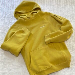 Columbia Youth Kids Boys Yellow Hoodie front & sleeve pockets Size Medium